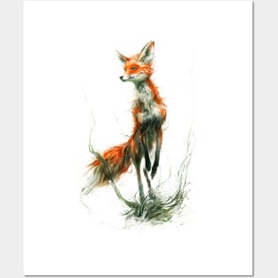 Sweet jumping fox Posters and Art